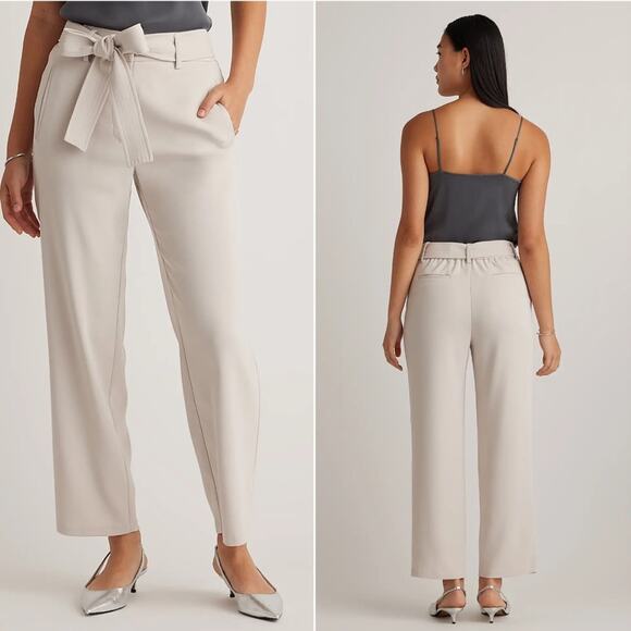Aritzia Wilfred Jallade tie front pant in comet size 4 - Picture 1 of 6